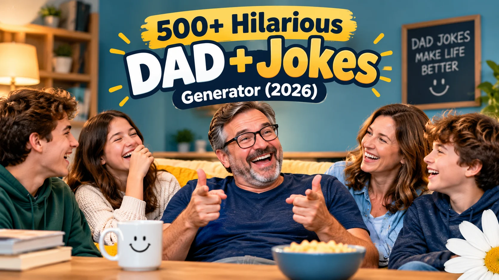 Hilarious DAD + Jokes Generator
